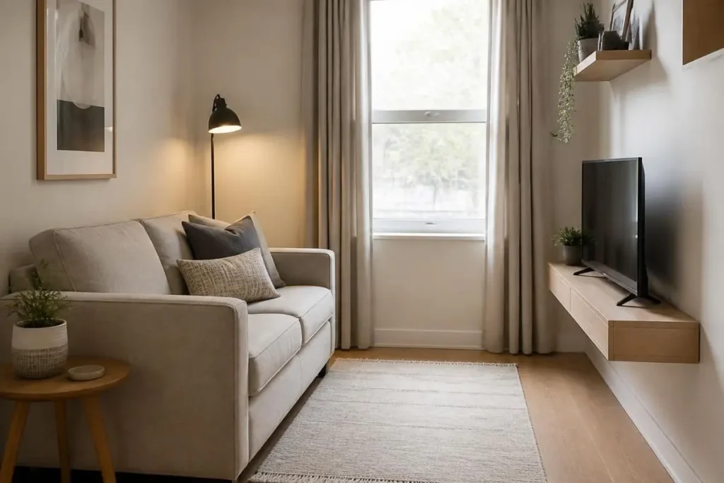 Small Living Room Ideas with TV: 15 Layouts That Fit 5 seat sofa small living room ideas with tv setup