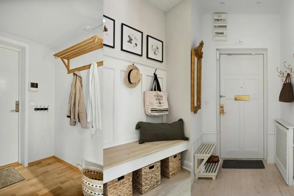 27 Small Apartment Storage Ideas That Actually Work 8 entryway storage ideas for tiny apartments