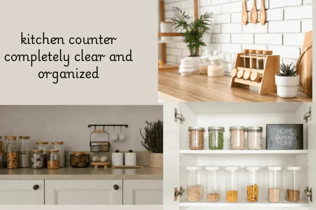Very Small Kitchen Storage Ideas That Do Not Need a Drill 5 very small kitchen counter after applying no-drill storage ideas