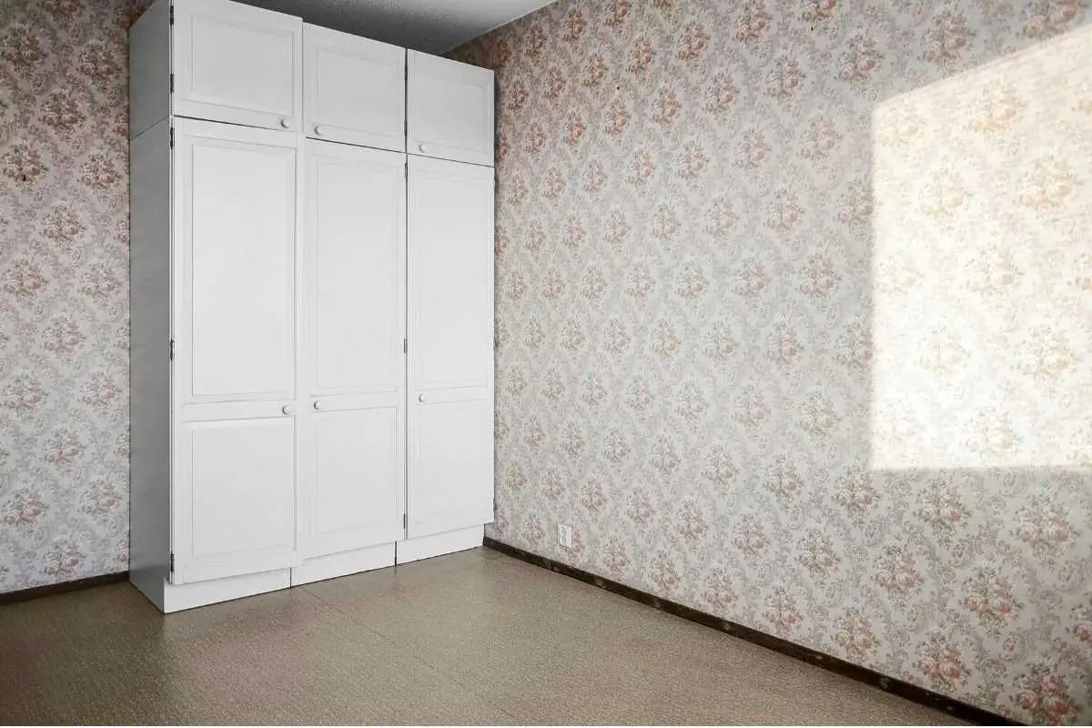 peel and stick wallpaper accent wall apartment decorating budget