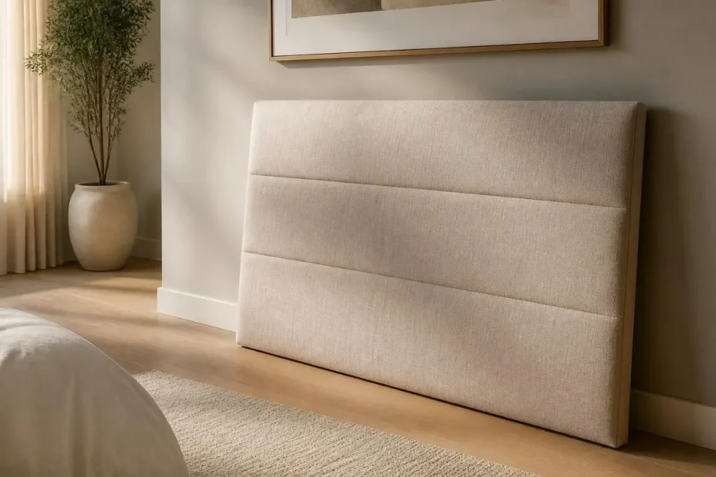 Small Bedroom Decorating Ideas on a Budget 7 No drill headboard option for a budget small bedroom makeover